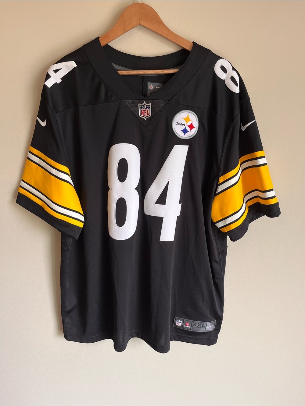 Nike Men’s Pittsburgh Steelers Antonio Brown 84 on Field Dry Fit Jersey Size XXL
